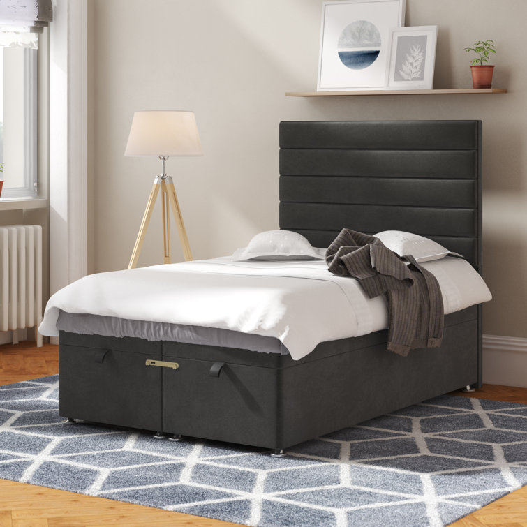 Ebern Designs Premium Beaumere Upholstered Ottoman Bed Wayfair.co.uk